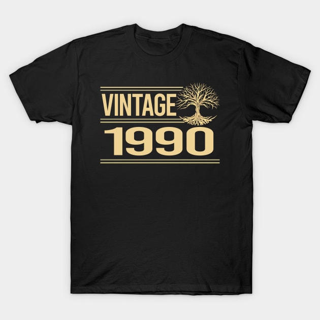 Vintage Tree Of Life 1990 T-Shirt by Hanh Tay